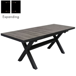 Τραπέζι Επεκτεινόμενο Sorpresa 22-0293 202x101x77 Dark Grey