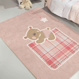 Χαλί Παιδικό Teddy Pink Saint Clair 150Χ200cm