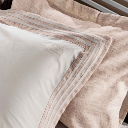 Σεντόνι Celebrity Old Pink Guy Laroche Υπέρδιπλο 240x260cm Χωρίς Λάστιχο 100% Βαμβακοσατέν