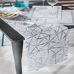Σουπλά 3004 Silver Laser Cut Saint Clair 45x33cm Πολυέστερ
