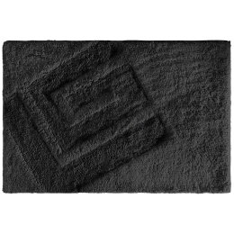 Πατάκι Μπάνιου Trivia Black Guy Laroche 40X60 40x60cm 100% Βαμβάκι
