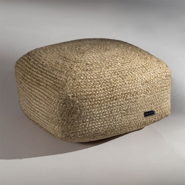 Πουφ - Σκαμπό Boho 50X50X25 Natural Guy Laroche Jute