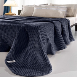 Κουβέρτα Eternity Marine Guy Laroche Υπέρδιπλo 230x240cm 100% Βαμβάκι