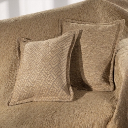 Μαξιλαροθήκη Διακοσμητική Libra Camel Guy Laroche 50X50 Chenille,Βαμβάκι,Polyester