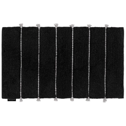 Πατάκι Μπάνιου Calypso Black Guy Laroche 55Χ85 55x85cm 100% Βαμβάκι