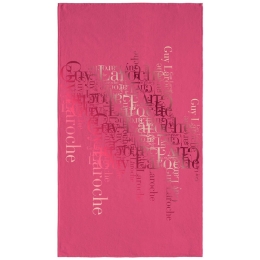 Πετσέτα Θαλάσσης Velour Printed 2103 Fuchsia Guy Laroche Θαλάσσης 100x175cm Βαμβάκι-Πολυέστερ