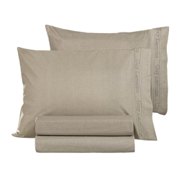 Μαξιλαροθήκες Color Plus (Σετ 2τμχ) Taupe Guy Laroche 50Χ70 50x70cm 100% Βαμβακερό Περκάλι