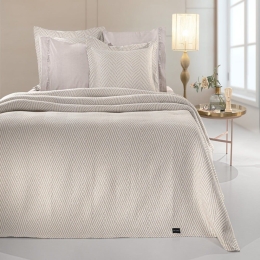 Κουβέρτα Vigo Linen Guy Laroche Υπέρδιπλο 245x260cm Βαμβάκι-Πολυέστερ