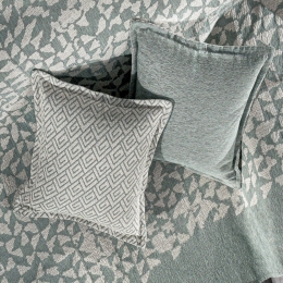 Μαξιλαροθήκη Διακοσμητική Do-Ma-No Ocean Guy Laroche 50X50 50x50cm Chenille,Βαμβάκι,Polyester