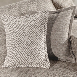 Μαξιλαροθήκη Διακοσμητική Do-Ma-No Natural Guy Laroche 50X50 50x50cm Chenille,Βαμβάκι,Polyester