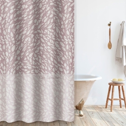 Κουρτίνα Μπάνιου Root Lilac Guy Laroche 180Πx185Υ 180x185cm Πολυέστερ