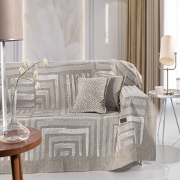 Ριχτάρι Dali Natural Guy Laroche Τριθέσιο 180x300cm Βαμβάκι-Ακρυλικό