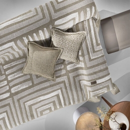 Ριχτάρι Dali Taupe Guy Laroche Διθέσιο 180x250cm Βαμβάκι-Ακρυλικό