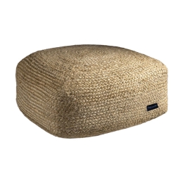 Πουφ Boho 65X65X30 Natural Guy Laroche