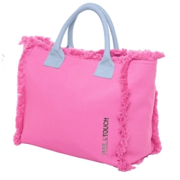 Τσάντα Ώμου Caribbean 40x35x20cm Pink  - Ciel Feel & Touch