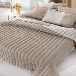 Κουβερλί Estella Natural Guy Laroche Υπέρδιπλo 220x240cm 100% Microsuede