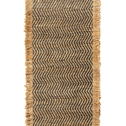 Χαλάκι Zigk Zagk Black Guy Laroche 60x200cm