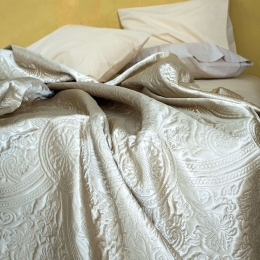 Κουβερλί Ornate Beige Nima Μονό 160x240cm Microfiber