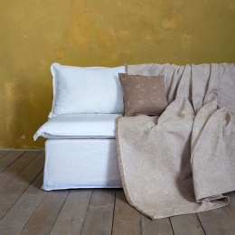 Ριχτάρι Avant Garde Beige Nima Τριθέσιο 180x300cm Βαμβάκι-Πολυέστερ