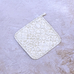 Πιάστρα Κουζίνας Mamba Beige Nima One Size 100% Βαμβάκι