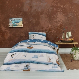 Πάπλωμα Παιδικό Yo-Ho-Ho Blue Nima Μονό 160x240cm 100% Βαμβάκι