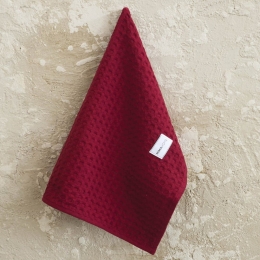 Πετσέτα Κουζίνας Seca Ruby Red Nima 50x70cm 100% Βαμβάκι