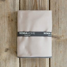 Πετσέτα Γυμναστηρίου Riva Light Taupe Nima Γυμναστηρίου 50x90cm Microfiber