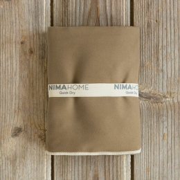 Πετσέτα Γυμναστηρίου Riva Gold Brown Nima Γυμναστηρίου 50x90cm Microfiber