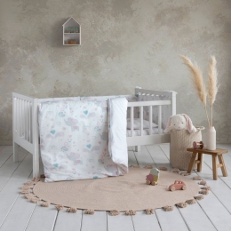 Σεντόνια Βρεφικά Little Love (Σετ 3τμχ) Multi Nima Κούνιας 120x170cm 100% Βαμβάκι