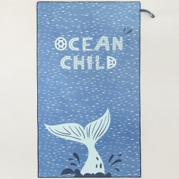 Πετσέτα Θαλάσσης Παιδική Ocean Child Blue Nima Θαλάσσης 70x140cm Microfiber