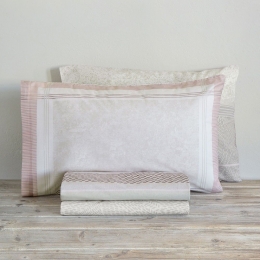 Μαξιλαροθήκες Basida (Σετ 2τμχ) Pink Nima 52 X 72 100% Βαμβάκι