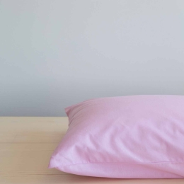 Σεντόνι Με Λάστιχο Unicolors - Light Pink Nima Υπέρδιπλo 160x200cm Με Λάστιχο 100% Βαμβάκι