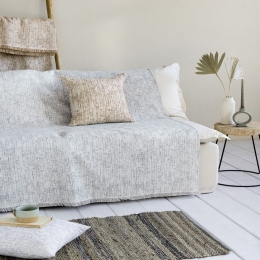Ριχτάρι Swipe Grey Nima Πολυθρόνα 180x180cm Βαμβάκι-Πολυέστερ