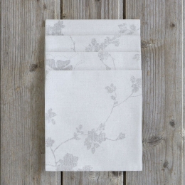 Πετσέτες Φαγητού Kalia (Σετ 4τμχ) 42x42 Grey Nima 42x42cm Βαμβάκι-Πολυέστερ