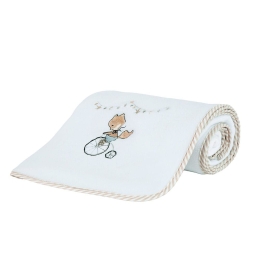 Κουβέρτα Βρεφική Baby Circus White-Multi Nima Κούνιας 110x140cm Πολυέστερ