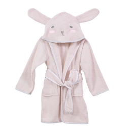 Μπουρνούζι Βρεφικό Lovely Bunny White-Pink Nima