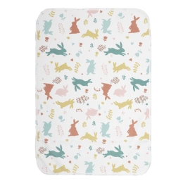 Σελτεδάκι Βρεφικό Bunny Multi Nima 55x75cm 100% Βαμβάκι