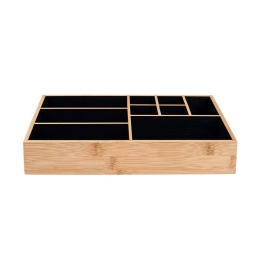 Θήκη Οργάνωσης 9 Θέσεων Bamboo 02-13127 33x21x9cm Natural-Black Estia Bamboo