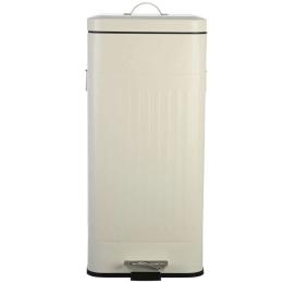 Κάδος Απορριμμάτων Antigua Soft Close 01-20057 27,5x36x66cm 30lt Ivory Estia Ανοξείδωτο Ατσάλι