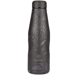 Ισοθερμικό Μπουκάλι Save The Aegean Noir Echo 01-22044 500ml Black Estia