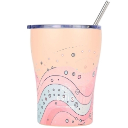 Ποτήρι - Θερμός Με Καλαμάκι Save The Aegean Whimsy Wonders 01-23119 350ml Multi Estia