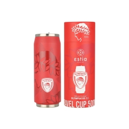 Θερμός Travel Cup Olympiacos BC Edition 00-27117 500ml Red Estia