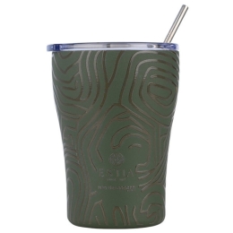 Ποτήρι - Θερμός Με Καλαμάκι Olive Flow Save The Aegean 01-31725 350ml Olive Estia