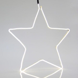 Φωτοσωλήνας Αστέρι Neon Led 600-23001 54x58cm 8000-12000K IP44 White