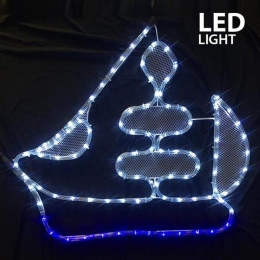 Φωτοσωλήνας Καράβι Led 600-20101 60x51cm IP44 Multi