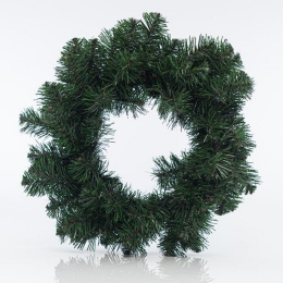 Χριστουγεννιάτικο Στεφάνι 600-30223 50cm (80Tips) Green