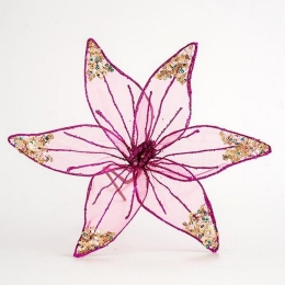 Χριστουγεννιάτικο Λουλούδι 600-44768 30cm Fuchsia