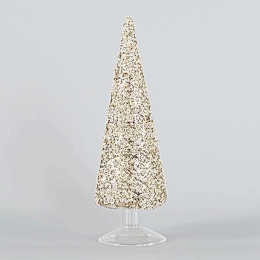 Χριστουγεννιάτικο Δεντράκι 600-45137 9x29cm Champagne