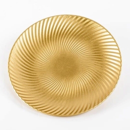 Χριστουγεννιάτικη Πιατέλα 600-45237 35cm Gold