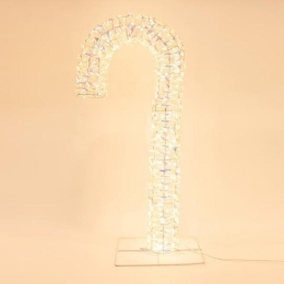 Μπαστούνι Φωτιζόμενο 600 Led 600-22487 74cm IP44 Silver